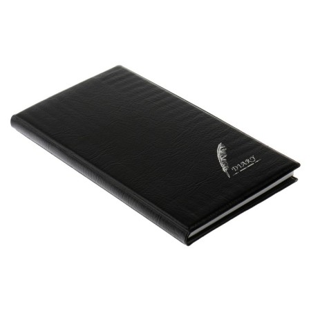 The notebook "Pen" A6, 70 sheets in the cage, PVC cover, black-1