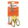 Office scissors 20 cm, with plastic handles and rubber inserts