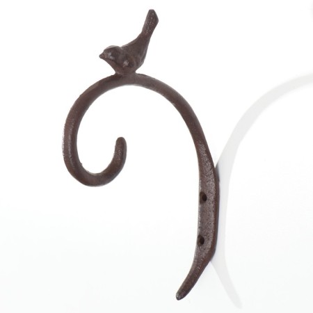 Hook decorative cast iron suspended "bird" 14x23x2.5 cm