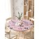 Tables on the table “Flower sloths”, round, oxford, elastic band, size 140x140 cm, diameter 105-120 cm