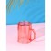 Mug Plastic Dolyana "Stained glass", 350 ml, red color