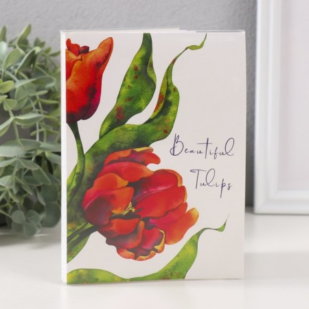 Photo album soft. In 36 photos 10x15 cm, plastic. sheets "tulips"-1