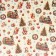 Packaging paper "Gift steam locomotives", white craft, 1 sheet, 80 g/m2, 72 x 100 cm