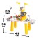 Interactive set-parking “Adventures at a construction site”, 4 machines in a set, mobile elements, accessories