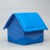House "Tenderness", 35 x 37 x 42 cm, blue