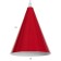 Lamp Bayerlux "cone" 1x15W E14 red 16x16x20cm