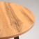 Coffee table "Bruges", d = 45 cm, height 47 cm, color of oak wanos and nuts