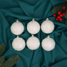 Set of balls plastic D -5.5 cm, 6 pcs 