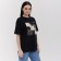 Female T-shirt, black color, ONE SIZE (42-46)