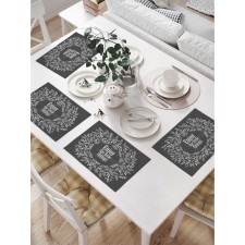 A set of napkins for setting the table 