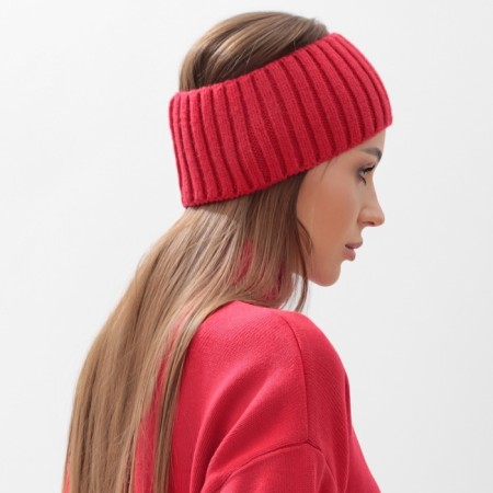 Knitted single -layer monster mist, p. 56-58cm, red-2
