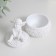 Polystone box "Snowty angel in flowers" mix 7x7x9 cm