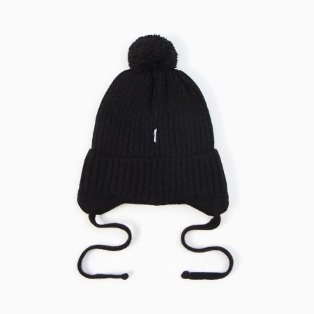Children's hat, black color, size 52-54-2