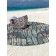 Pareo and beach rug "Tropical leaf fall", d = 150 cm