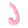 Multifunctional stimulator of the Jos Juna clitoris, pink color, 15 cm