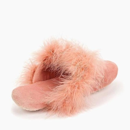 Slippers # 1 female, size 36.5, peach color-1