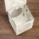 Summary metal, glass for 1 candle "flashlight with oval windows" white 23.5x10.2x11.7 cm