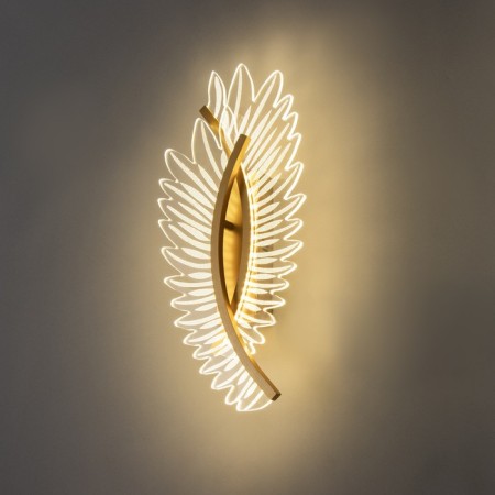 Bra "Wings" LED 24W 3000-6000K gold 50x20x15cm-2