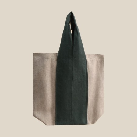 Bag Shopper with SL Home Handles "Linen Shopper" 50x50cm, 100% linen, 200g/m2-6