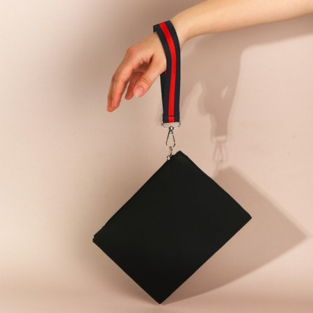 Handle-toe for bag, sling, 20 × 2.5 cm, blue/red color-3