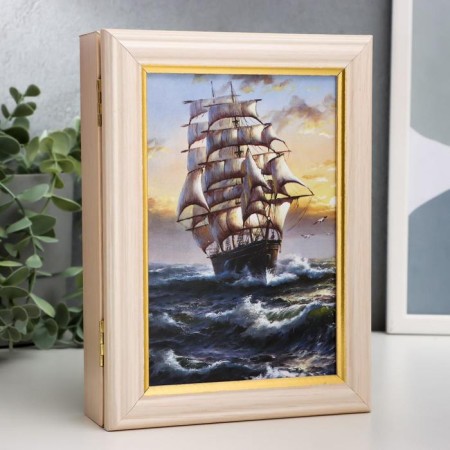 Key "On all sails" oak milk 15x21 cm mix-1