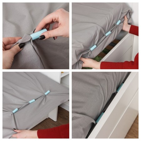 Holder for a sheet, 6 pcs, 10 × 5 × 7 cm, color mix-1