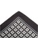 Textile scarf, black color, size 70x70