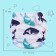 Panties - diapers, reusable, with the 3 -layer liner "Whales"