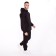 Male costume (sweatshirt/pants) I am beginning, black color, size 56