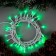 Garland “thread” 5 m, IP20, white thread, 50 LED, green glow, 8 modes, 220 V