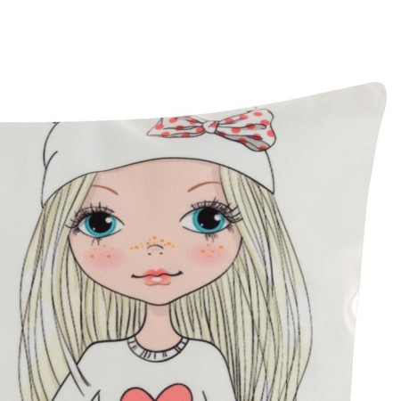 Pillowcase decorative Ethel girl stories »Princess» 40x40 cm, velor-1