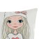 Pillowcase decorative Ethel girl stories »Princess» 40x40 cm, velor