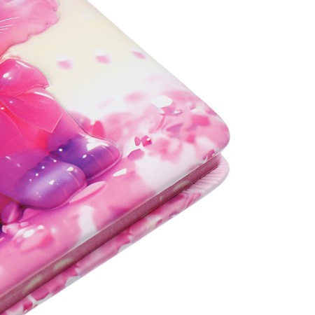 Notebook Gift Book 96l, line, colored cut, PVC Cat cover 3D (17.7x12.4cm)-5
