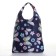 Household bag on the button, folding, blue color