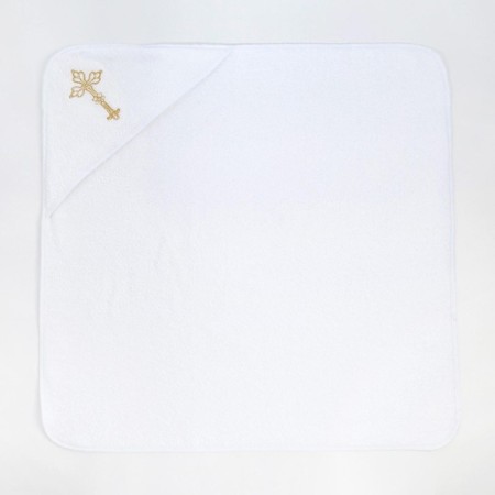 Baptum towel with embroidery 100% cotton, 75 x 75 cm-7