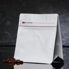 Eight -shirt package with a flat bottom, white, 13.5 x 14.5 x 8 cm, 300 μm set 50pcs