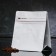 Eight -shirt package with a flat bottom, white, 13.5 x 14.5 x 8 cm, 300 μm set 50pcs