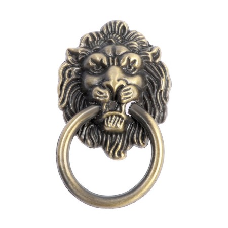 Furniture handle Lion, bronze-1