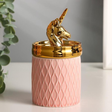 Coramics Coramics "Golden Unicorn" 14.5x7.5x7.5 cm-1