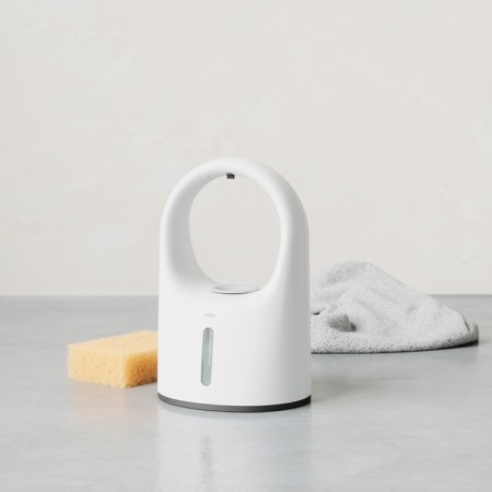 Liquid soap dispenser automatic umbra rain, 414 ml, white color-12