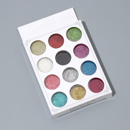 Cosmetic glitter, set 12 pcs.
