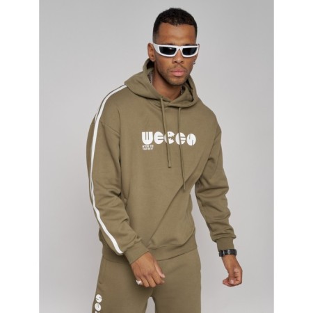 Men's tracksuit, size 56, khaki color-15