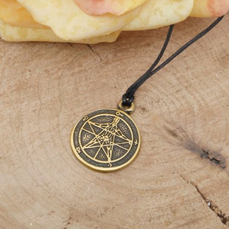 The amulet "Pentagram Agrippes" (a shield guarding from superstitions and curses), 68 cm-1