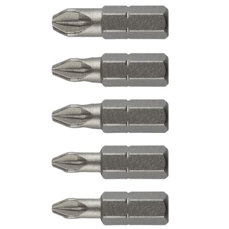 Bit KWB Basic, PZ1, PZ2x2 pcs, pz3x1 pcs, steel TQ60, 25 mm, 5 pcs