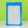 SIP-LOK package with a window, with Euroslot, blue, 15.5 x 23.5 cm