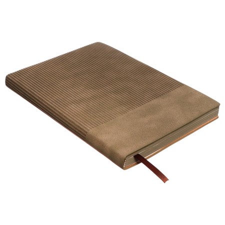 Deliciper of Leduced A5, 80 sheets, line, cover of leathery lights, gray-2