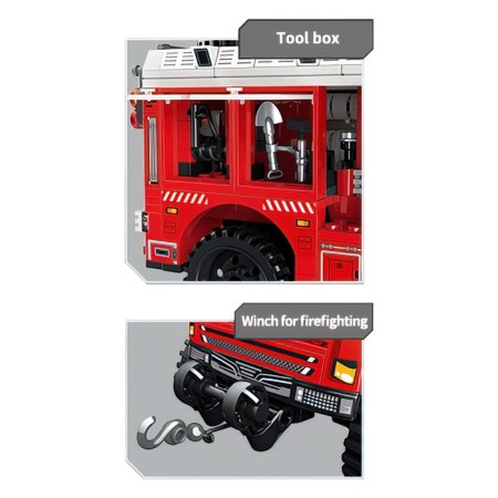 Designer Firefighters "Fire in the Park", 656 parts-2