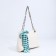Zipper bag with lightning, white color