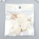 Decor for creativity textiles "Bun, gradhenia color" set 6 pcs 6 cm