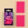 Candles for the cake, pink, 16 pcs., 5 x 6.5 cm.
